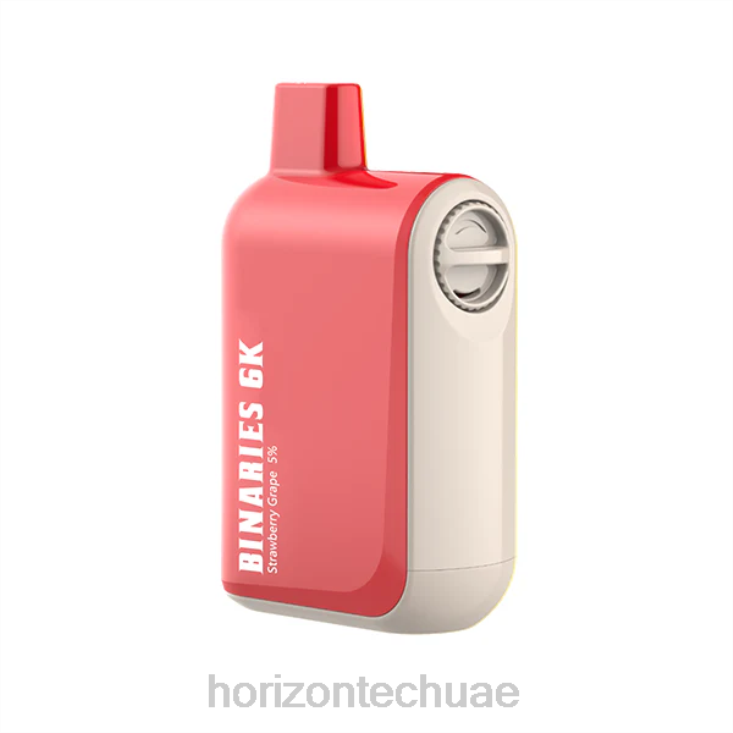 HorizonTech Binaries Cabin يمكن التخلص منها 15 مل عنب فراولة HLP0428 | Horizontech Disposable Vape