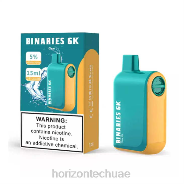 HorizonTech Binaries Cabin يمكن التخلص منها 15 مل واضح HLP0447 | Horizontech Vape Kit