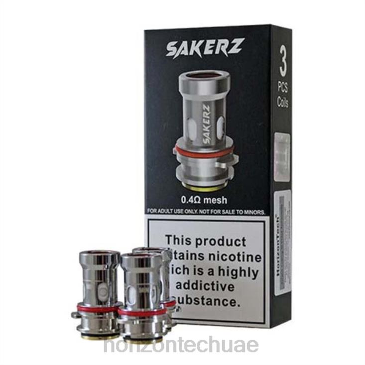 HorizonTech Sakerz لفائف (3 عبوات) 0.4 أوم (3 عبوات) HLP04159 | Horizon Tech Vape